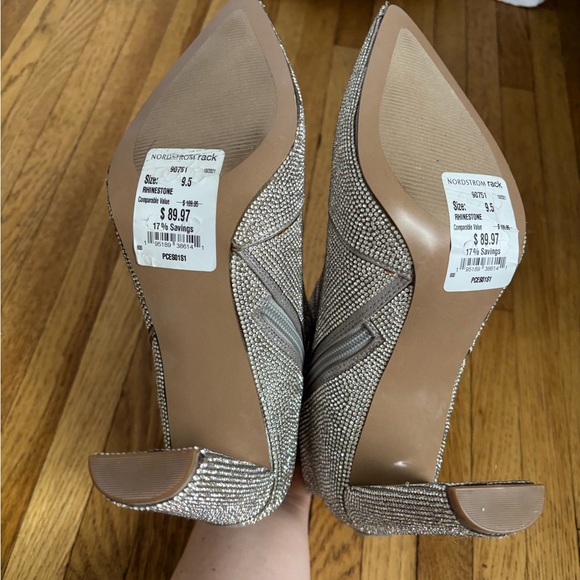 Silver Rhinestone Booties - Picture 7 of 11